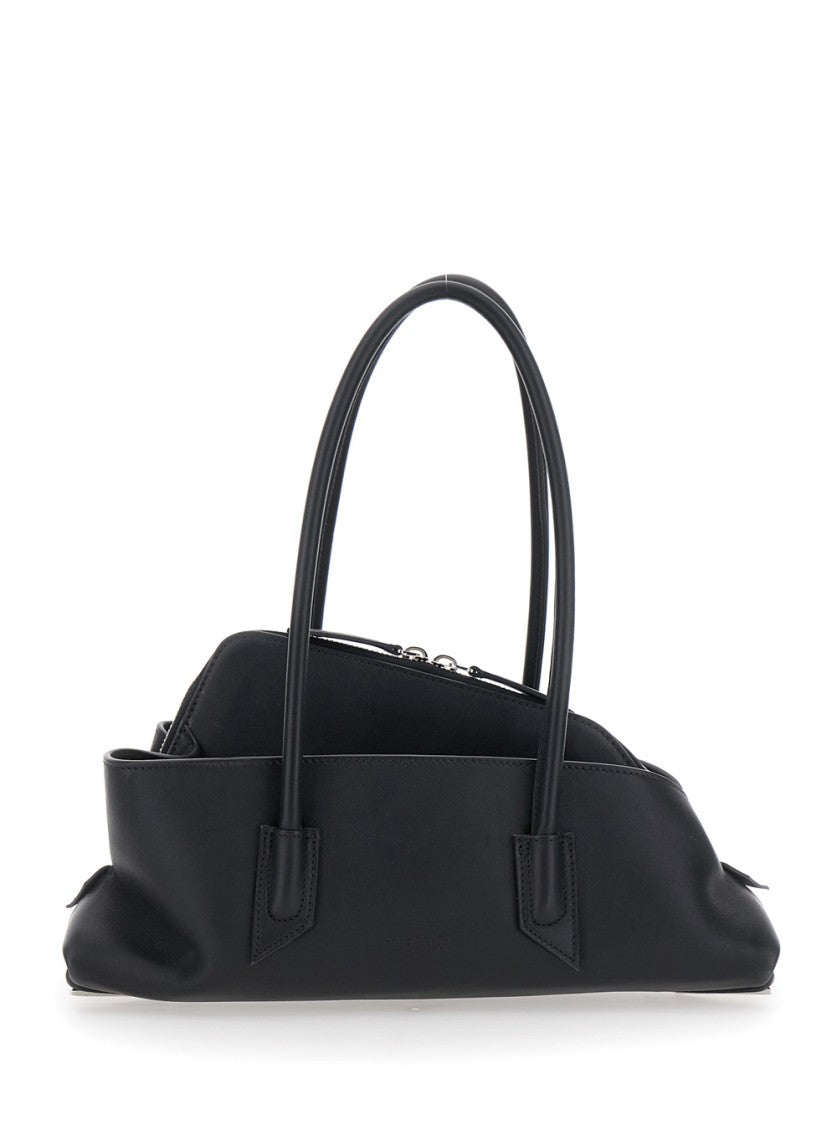 The Attico La Passeggiata Small' Black Shoulder Bag