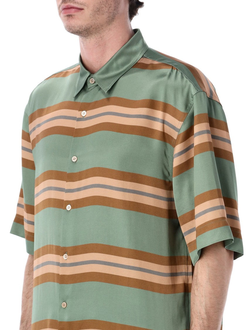 Dries Van Noten Striped Viscose Shirt