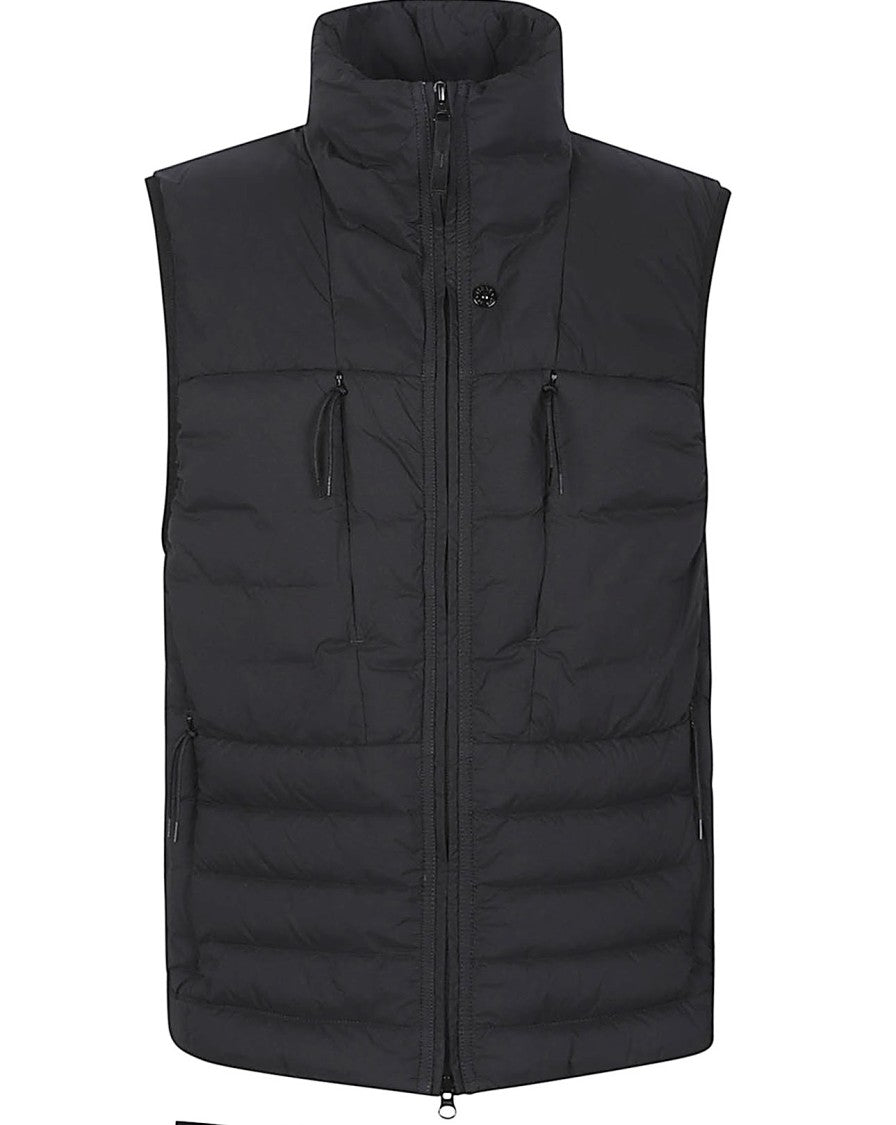 Stone Island Black Rds Polyamide Padded Vest