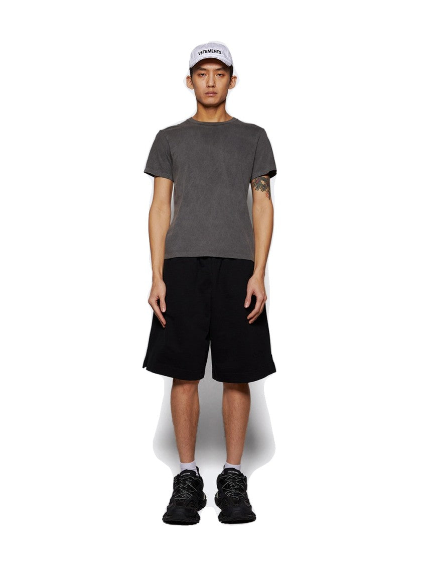 Vetements Oval Logo Shorts Black