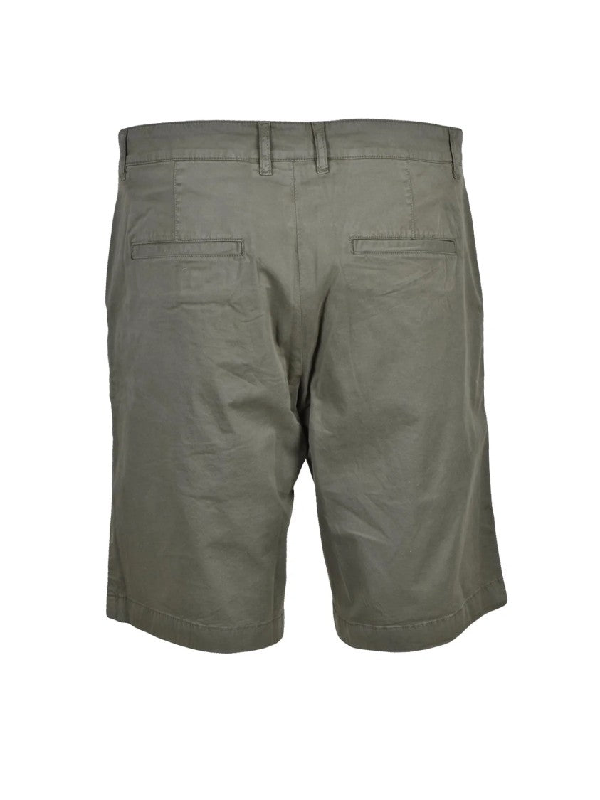 La Martina Green Cotton Elastane Shorts