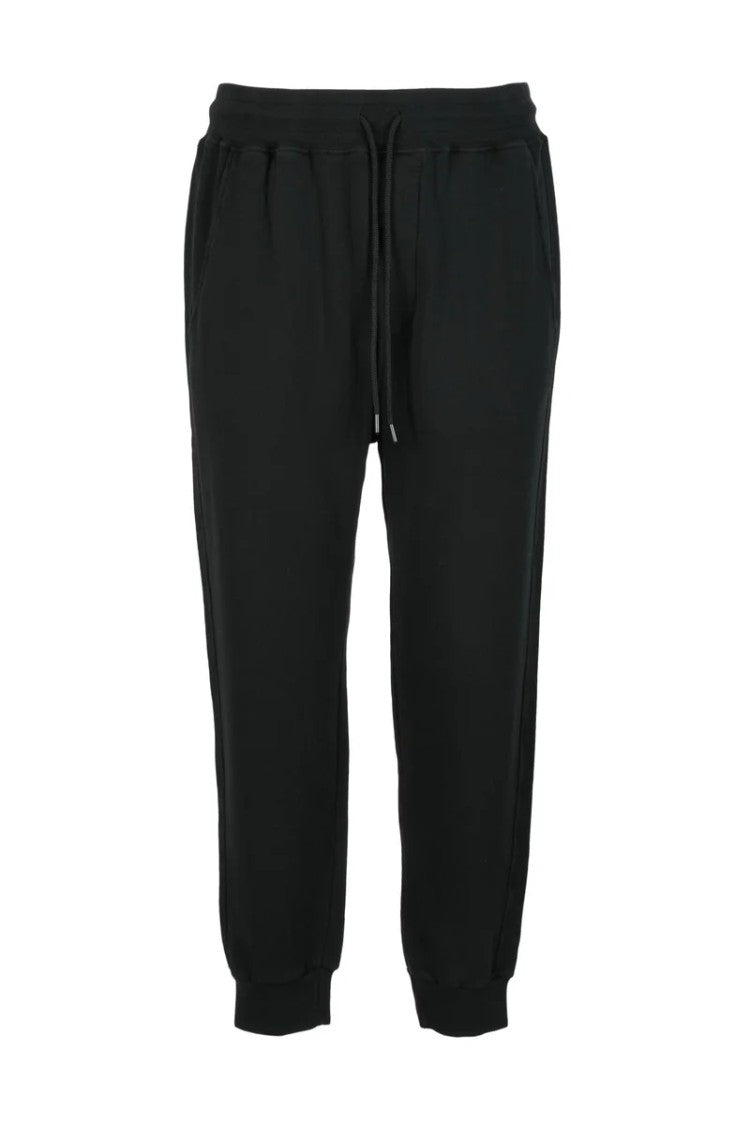 Dondup Relaxed-Fit Black Sweatpants With Adjustable Waistband