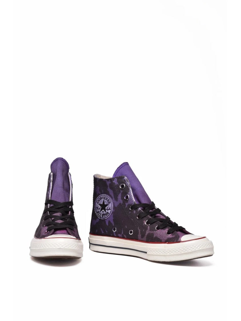 Converse Purple Camouflage Canvas Sneakers