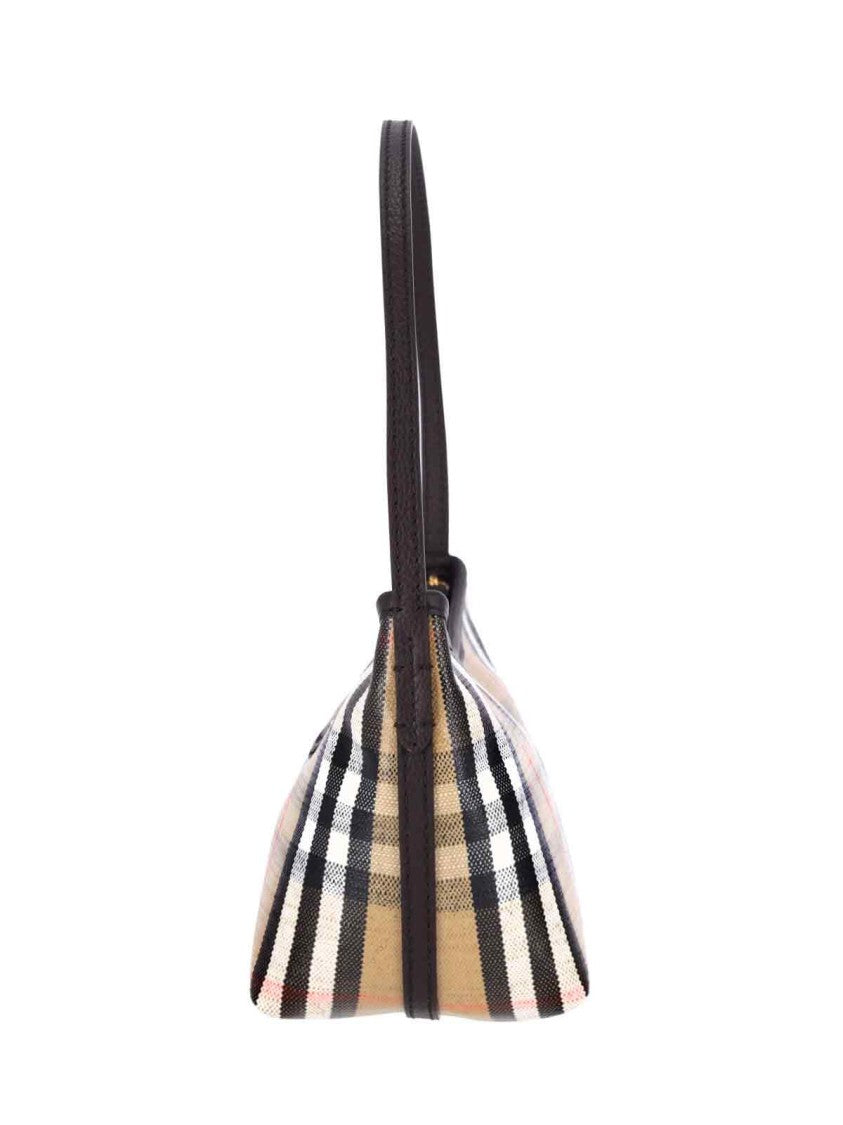 Burberry "Highlands" Shoulder Bag – Beige