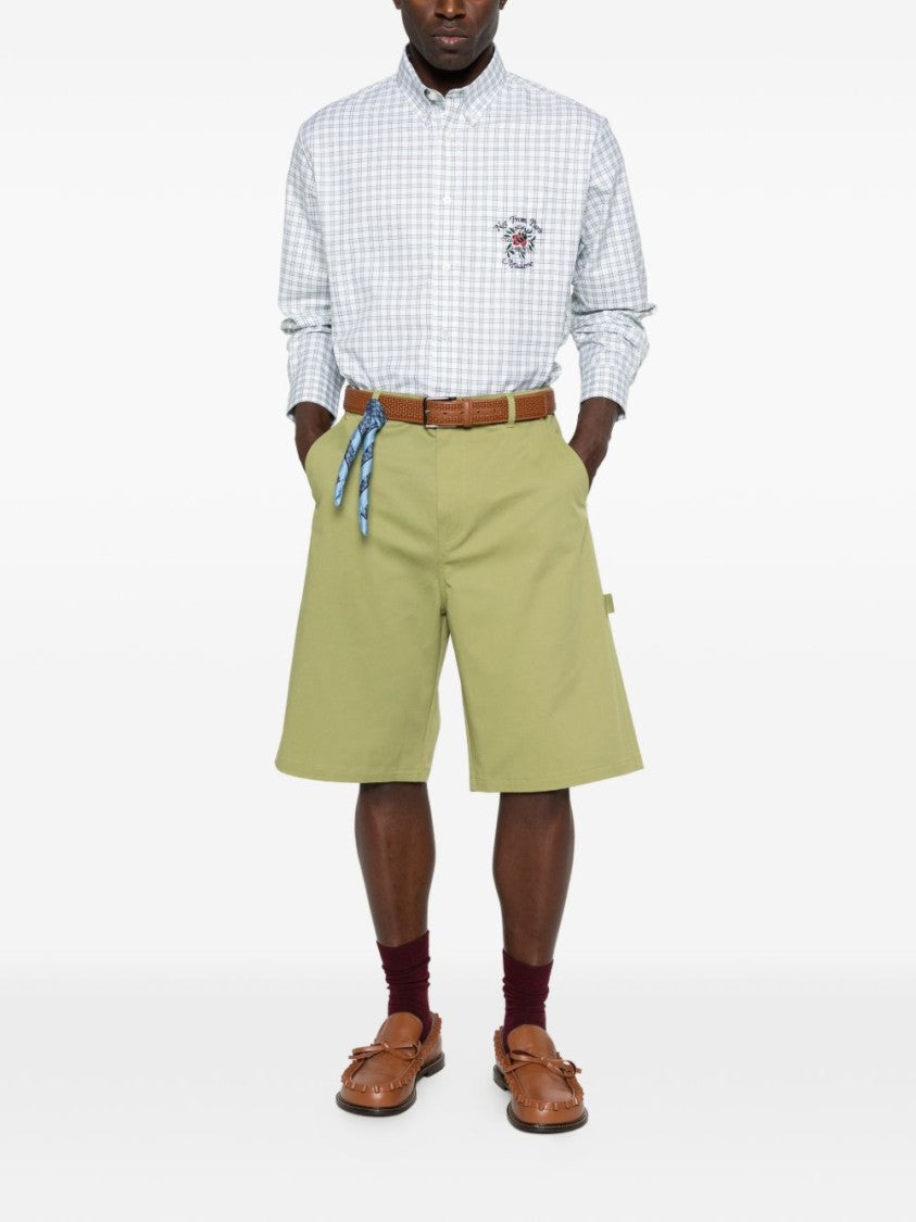 Drôle De Monsieur Light Checkered Button-Down Shirt