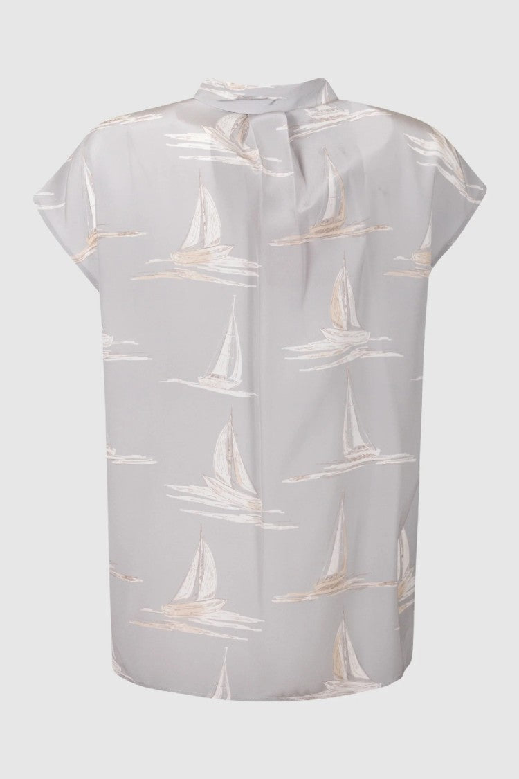 Max Mara Boxy Silhouette Short-Sleeved Top