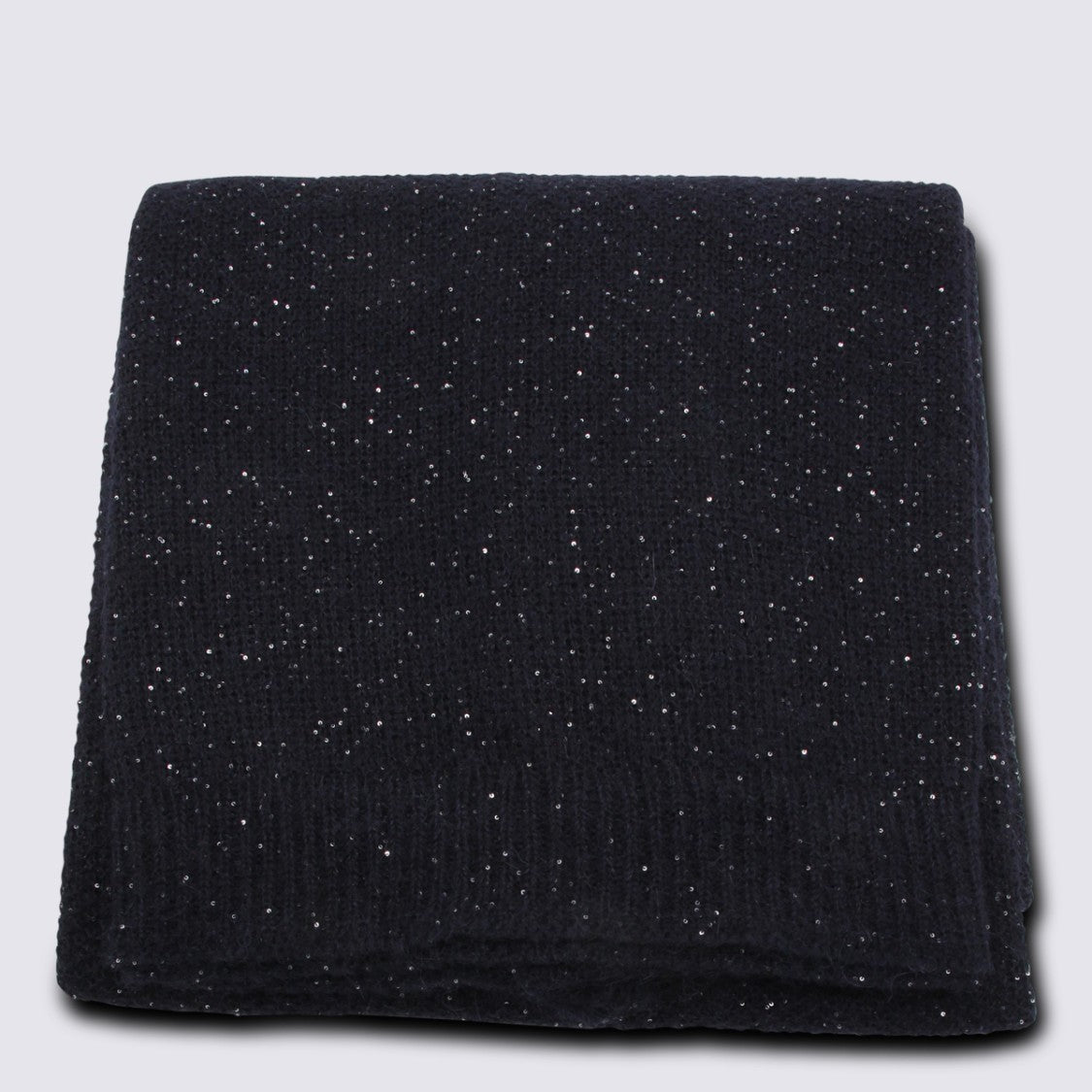 Fabiana Filippi Navy Sparkling Scarf