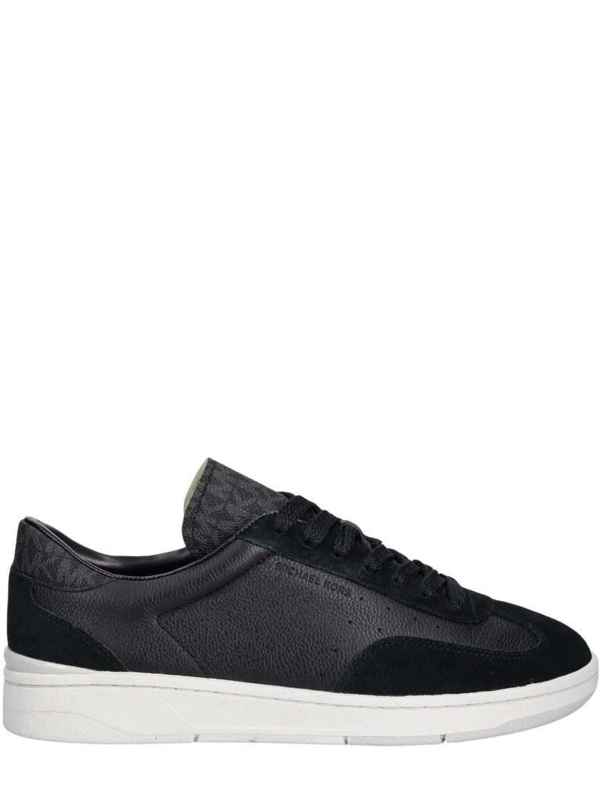 Michael Kors Wilton Textured Leather Suede Low-Top Sneakers