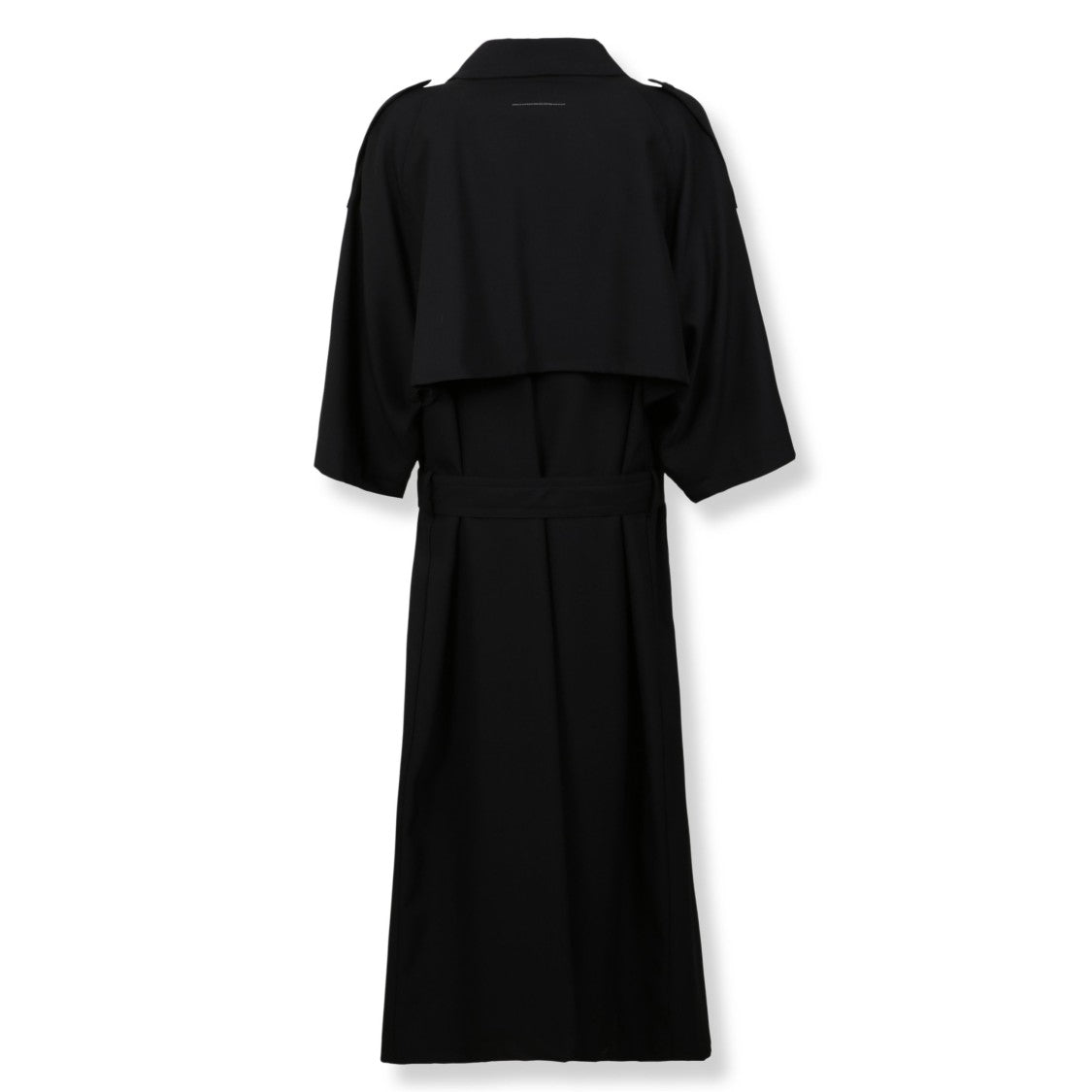 Mm6 By Maison Margiela Short-Sleeve Belted Coat