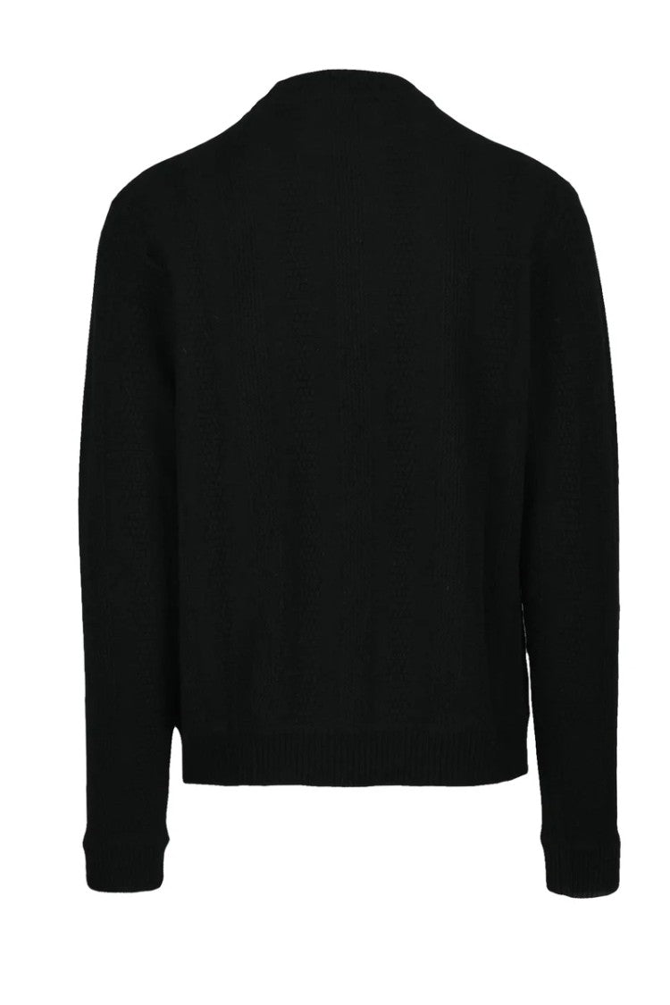 Daniele Fiesoli Merino Wool Cashmere Sweater - Black