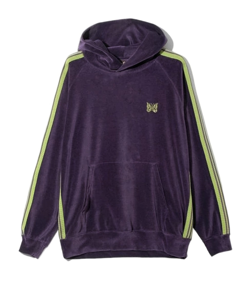 Needles Deep Purple Velvety Hoodie