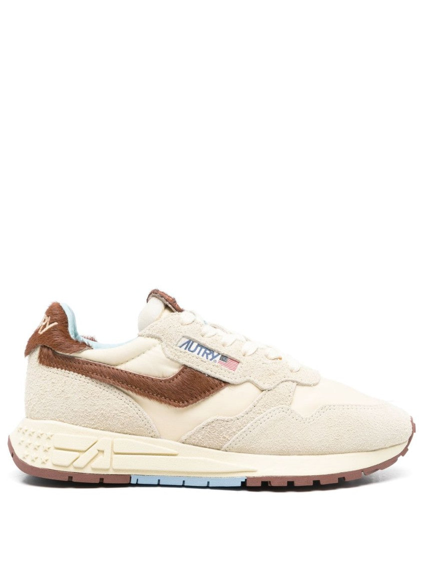 Autry White And Brown Sneakers