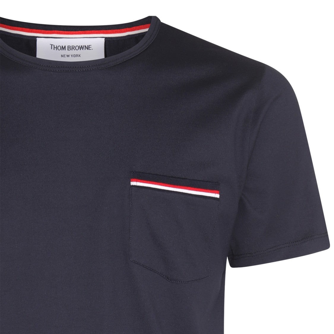 Thom Browne Navy Cotton T-Shirt