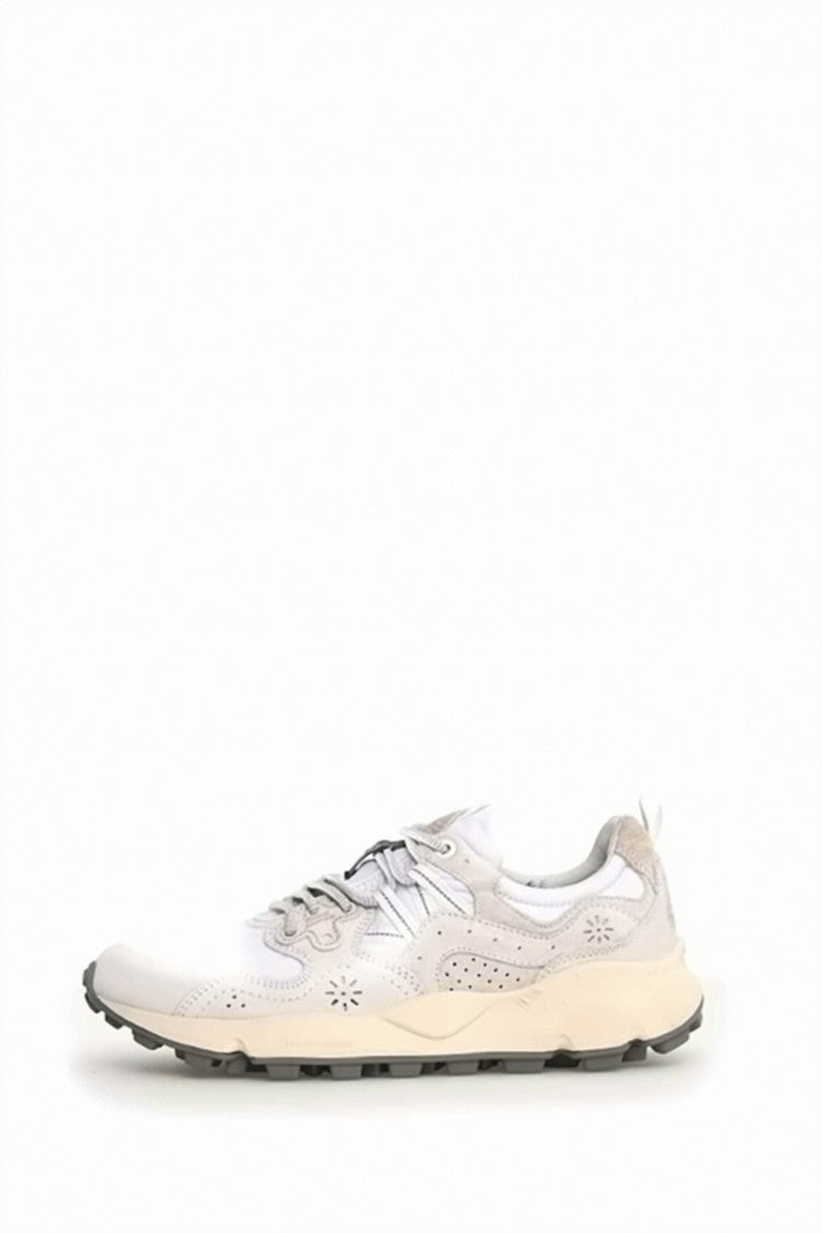 Flower Mountain Multicolor Fabric Suede Trekking Laces Sneakers