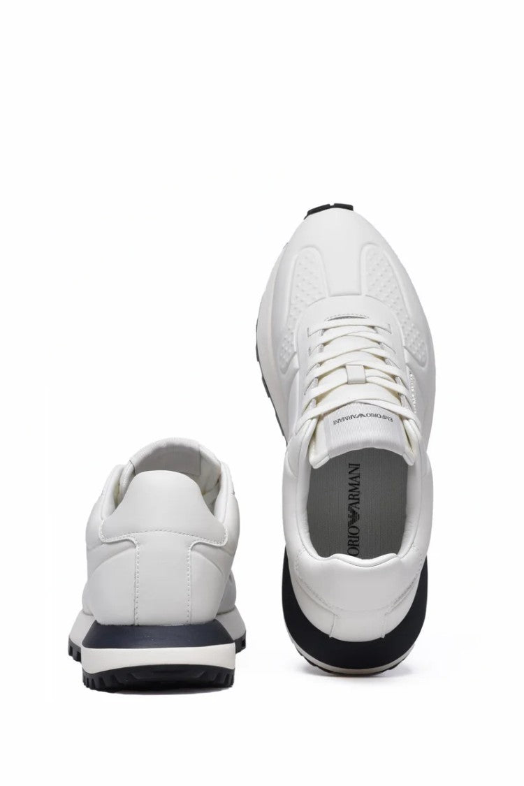 Emporio Armani Polyurethane Sneakers - White