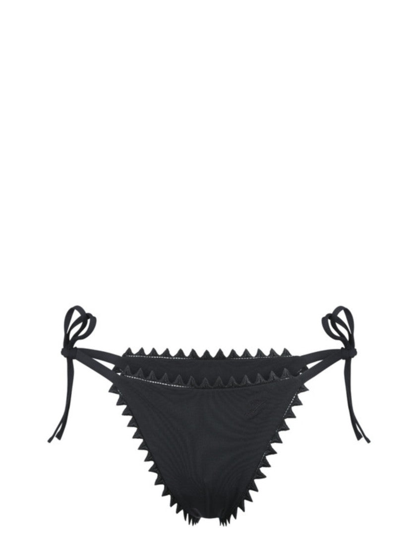 Jacquemus Black Scalloped Edge Swim Briefs