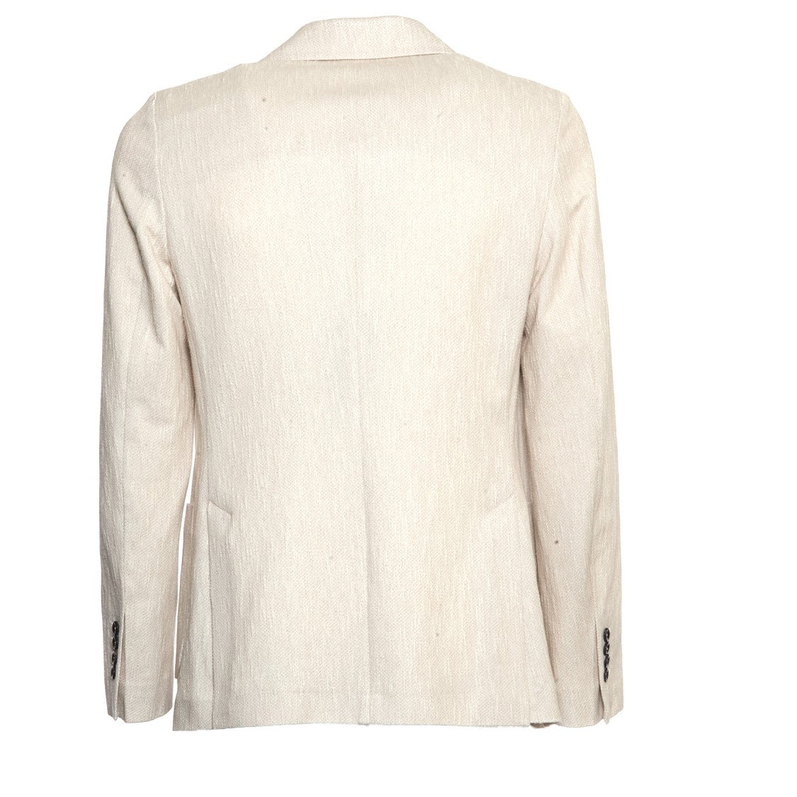 Circolo 1901 Stone Single-Breasted Blazer With Classic Two-Button Design