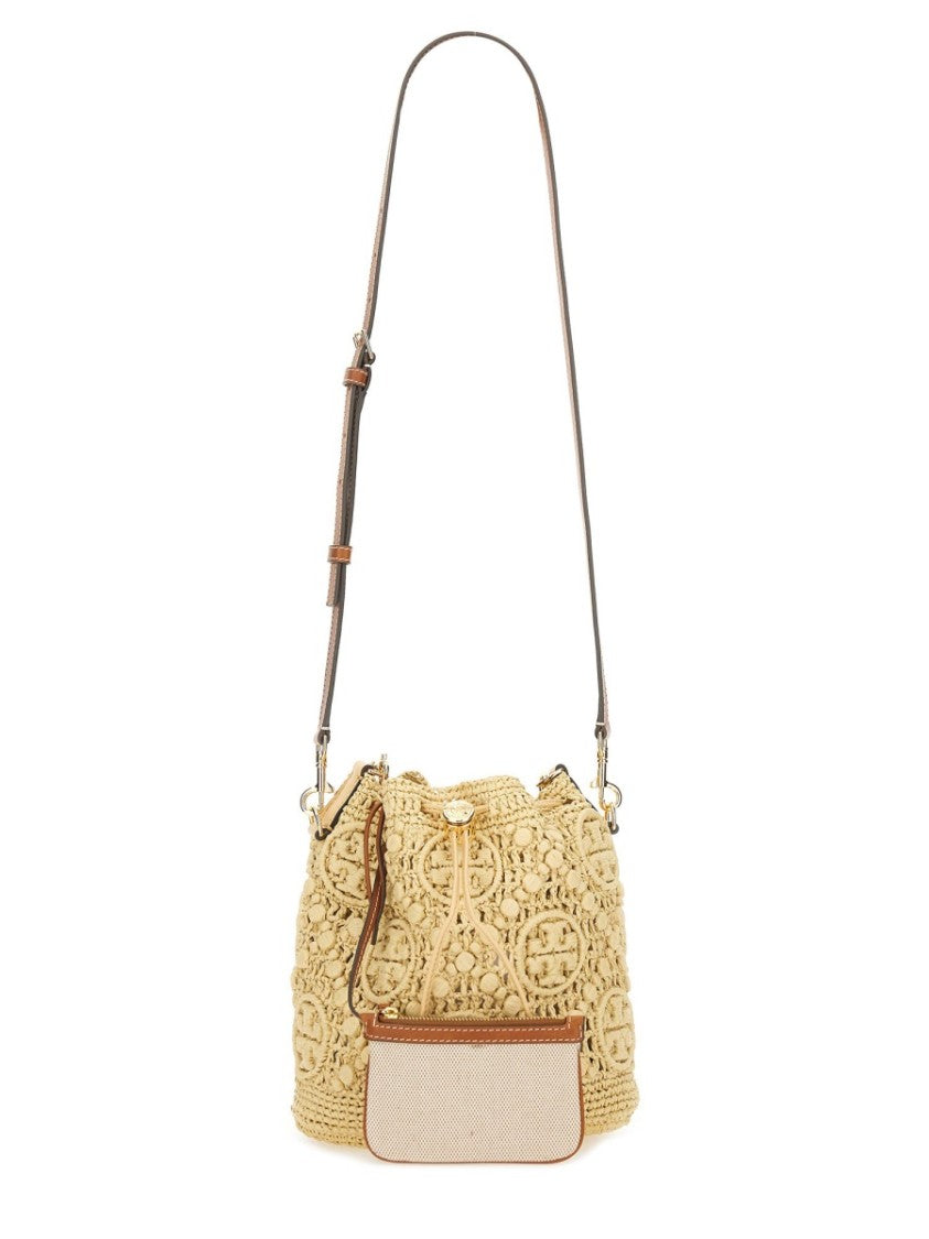 Tory Burch Monogram T Bucket Bag
