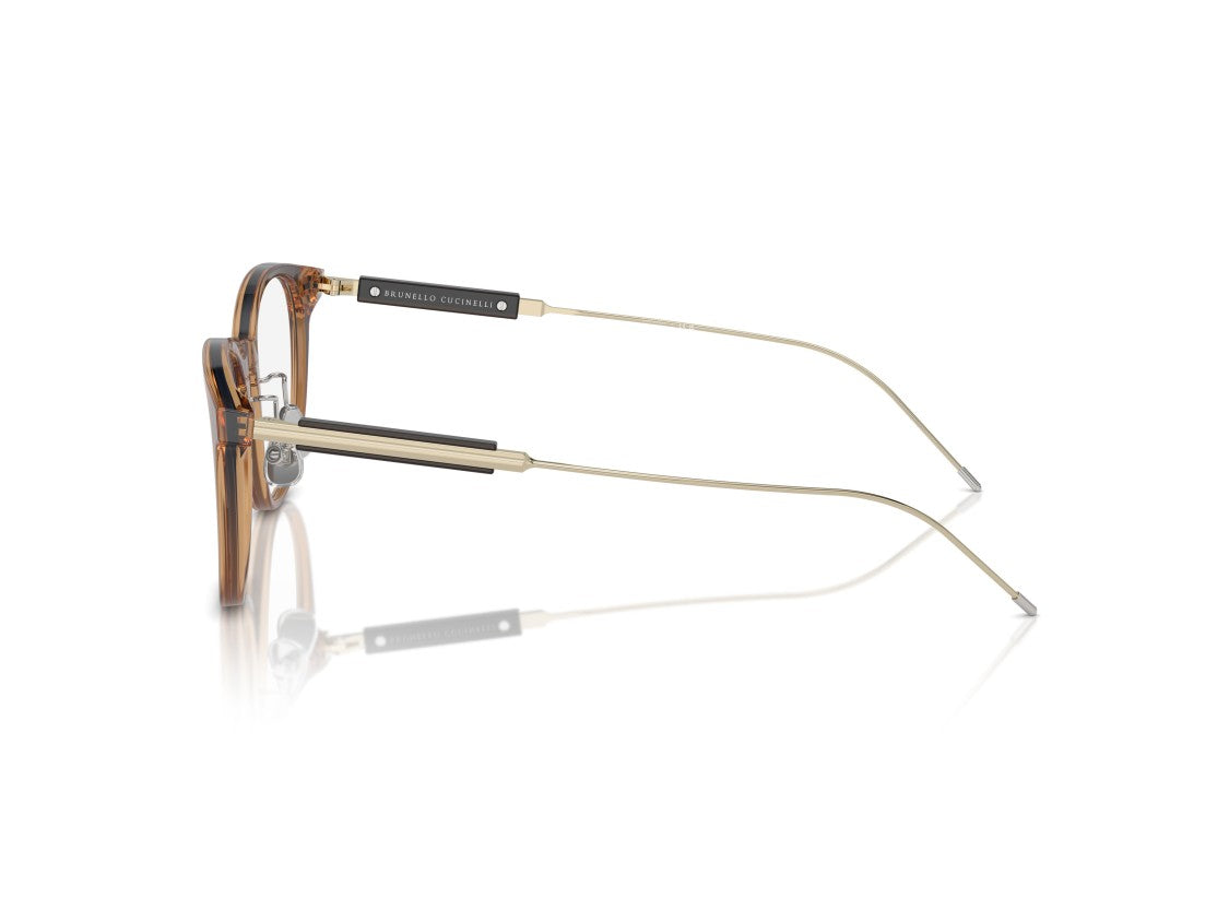 Brunello Cucinelli Gold 0Bc3006 Gradient Round Eyeglasses