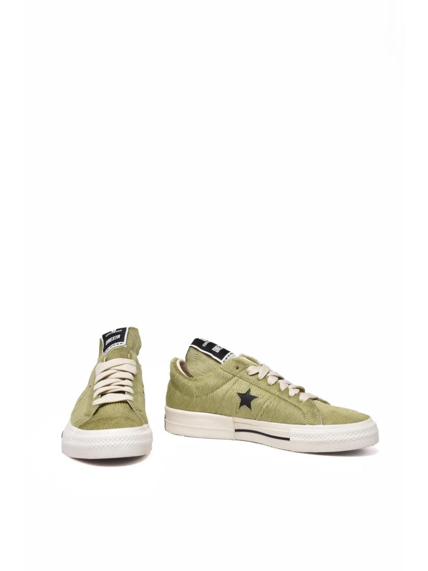 Converse X Drkshdw Green Pony-Hair Sneakers