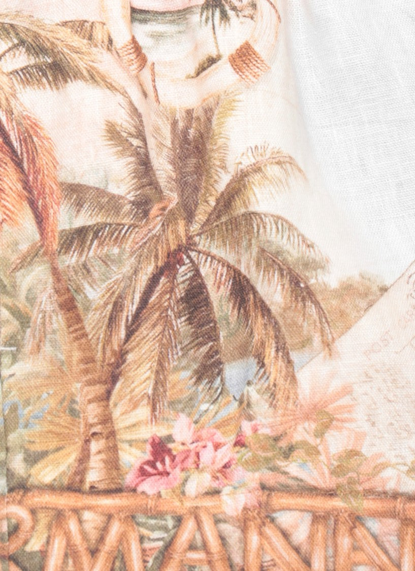 Zimmermann Multicolor Mahon Lace Trims Shorts
