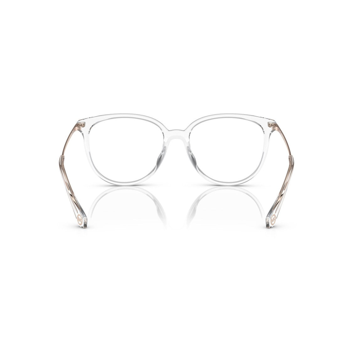 Michael Kors 0Mk4106u Transparent Acetate Sunglasses With Metallic Accents