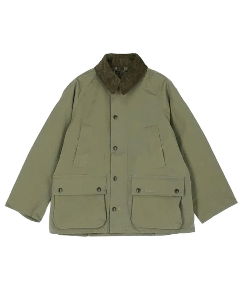 Barbour Structured Casual Jacket With Corduroy Collar