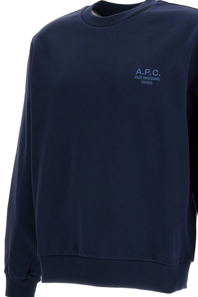 A.P.C. Blue Rue Madame Cotton Sweatshirt