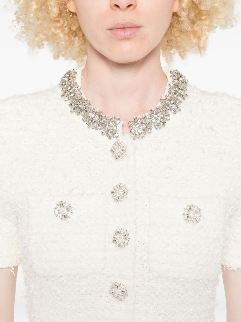 Self-Portrait Textured Knit Mini Dress