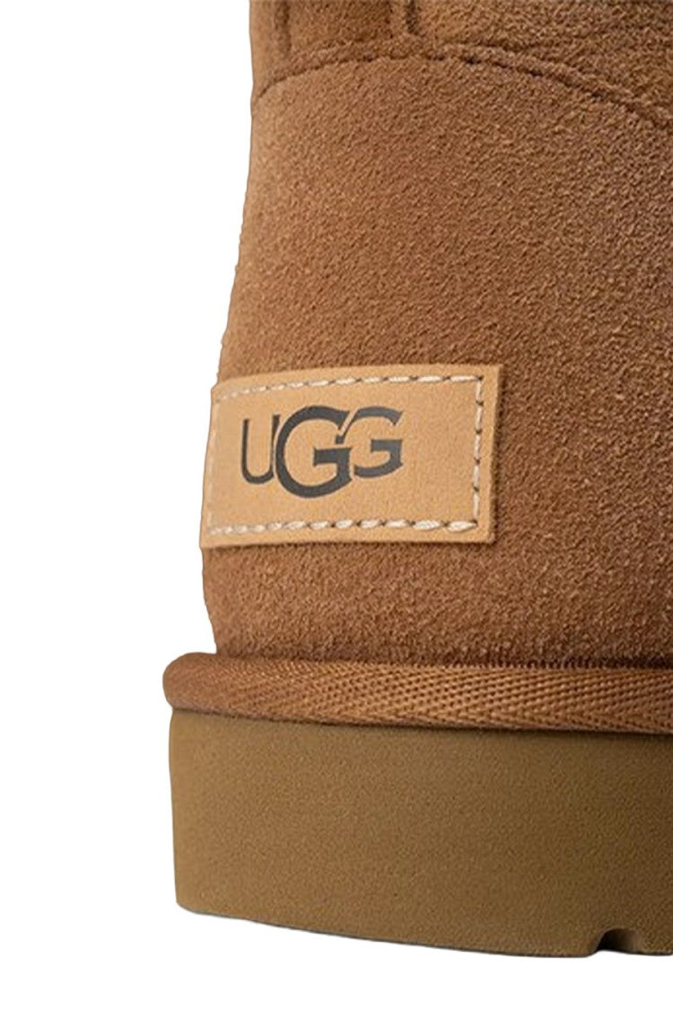 Ugg Beige Suede Pull-Tab Boot