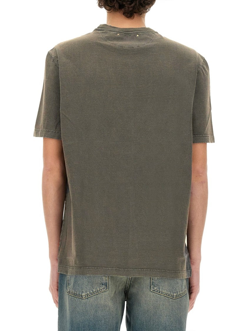 Golden Goose Relaxed-Fit Cotton T-Shirt With Bold Logo