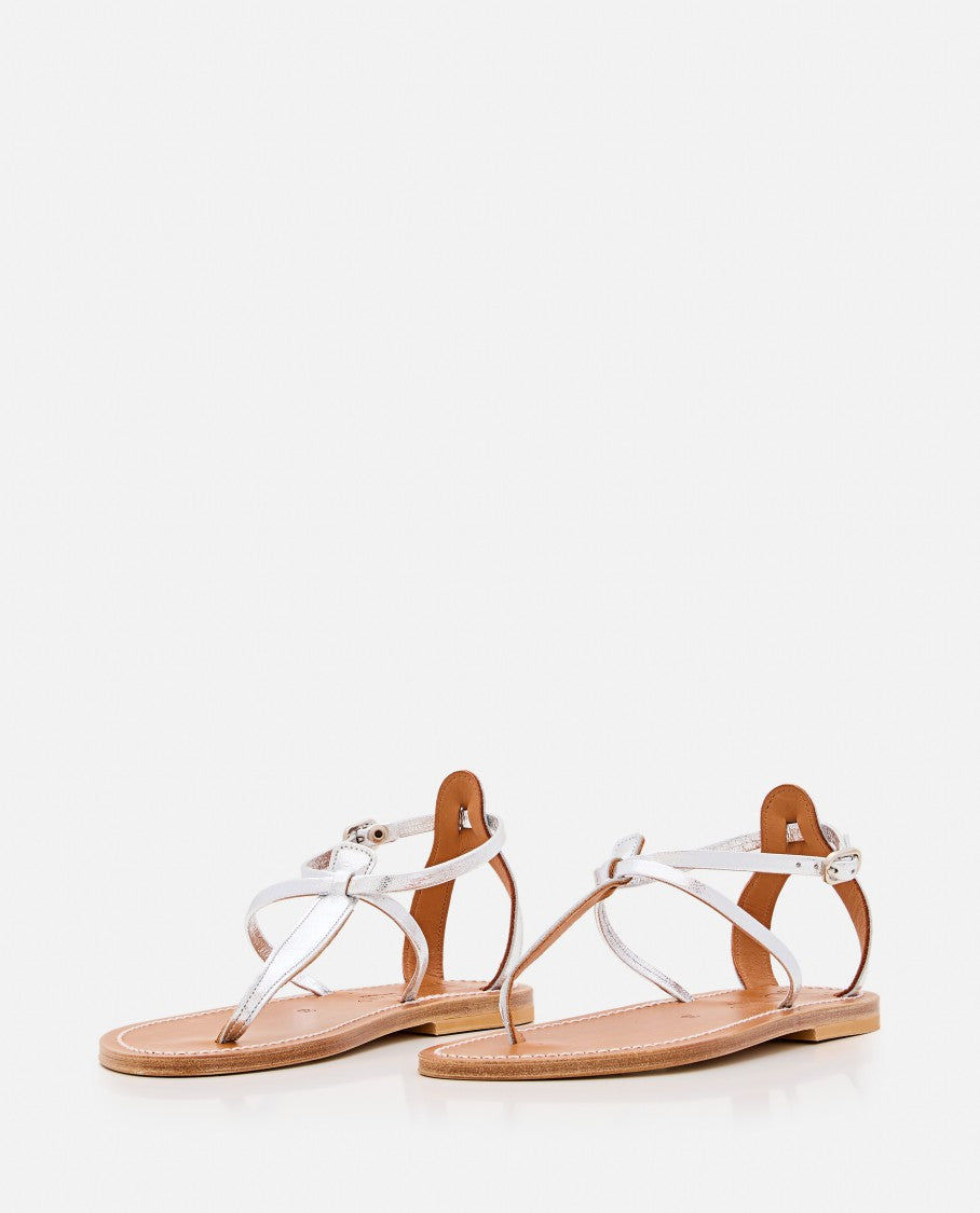 K Jacques St Tropez Buffon Leather Sandal