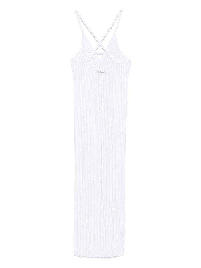 Iceberg Halterneck Knitted Dress With Open Back