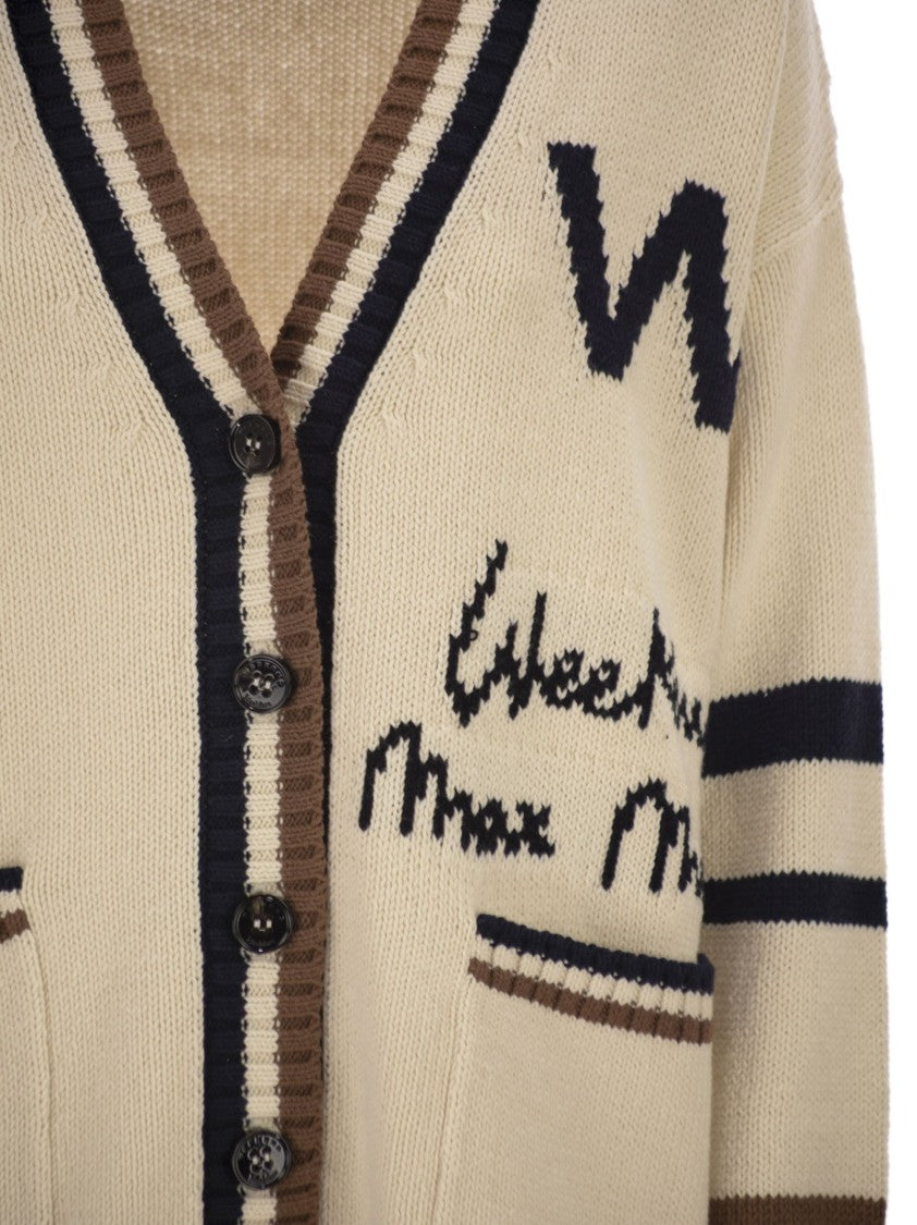 Max Mara Wkdblasone - Oversized Cardigan In Cotton Blend