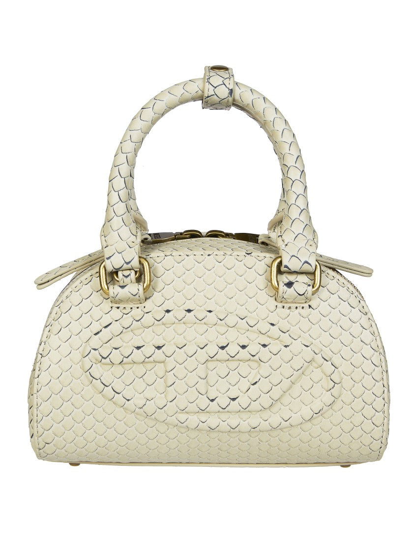 Diesel Neutral 1Dr Dome Scale Textured Crossbody