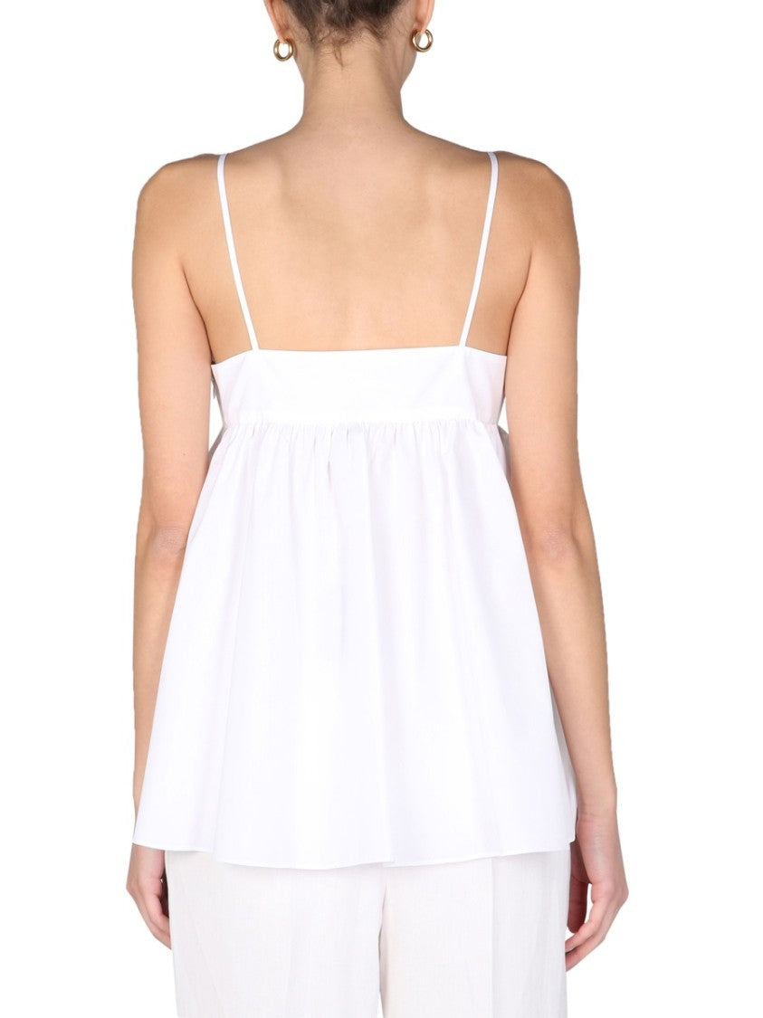Aspesi Gathered Flared Top