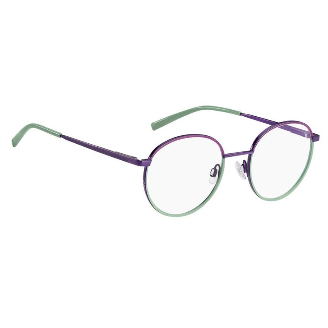 M Missoni Mmi 0036 Two-Tone Round Metal Frame Eyeglasses With Chain