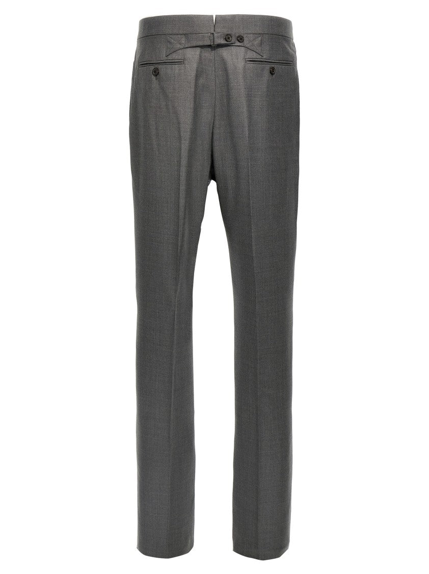 Thom Browne Tailored Wool Twill Pants