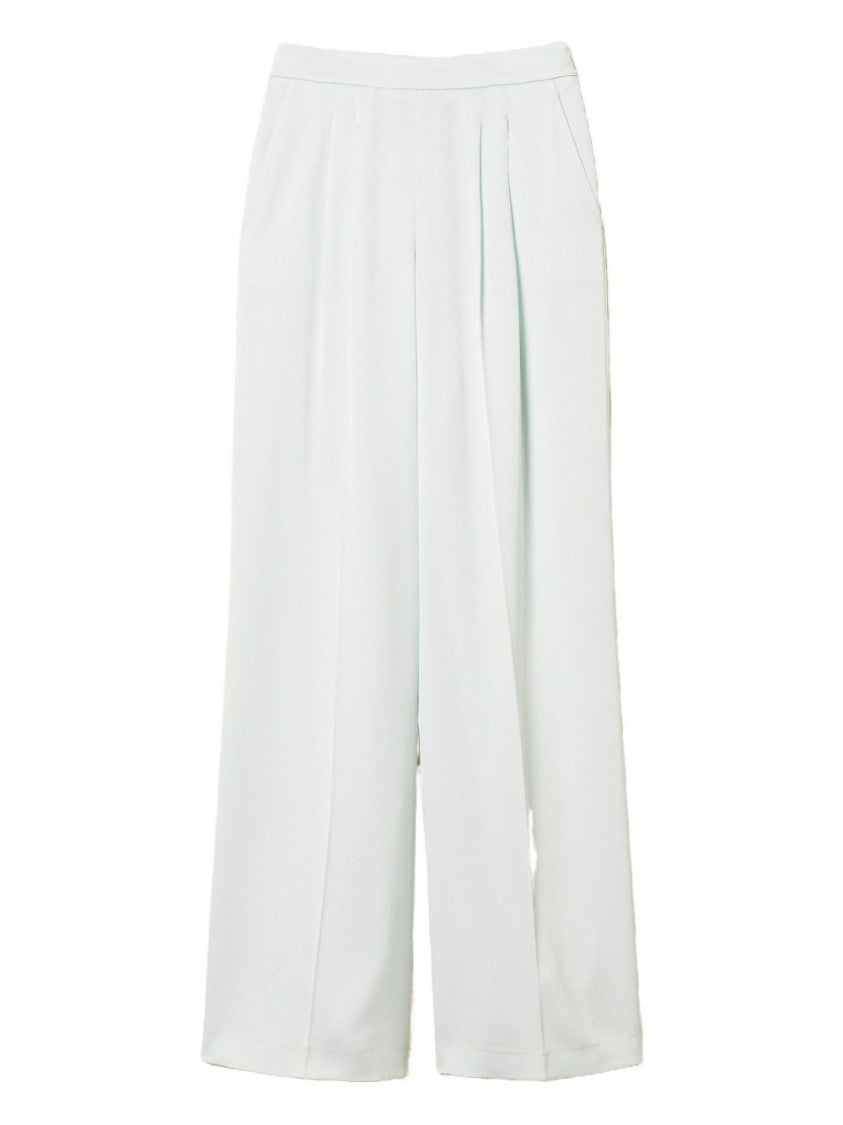 Twin-Set Wide-Leg Trousers With Pleats