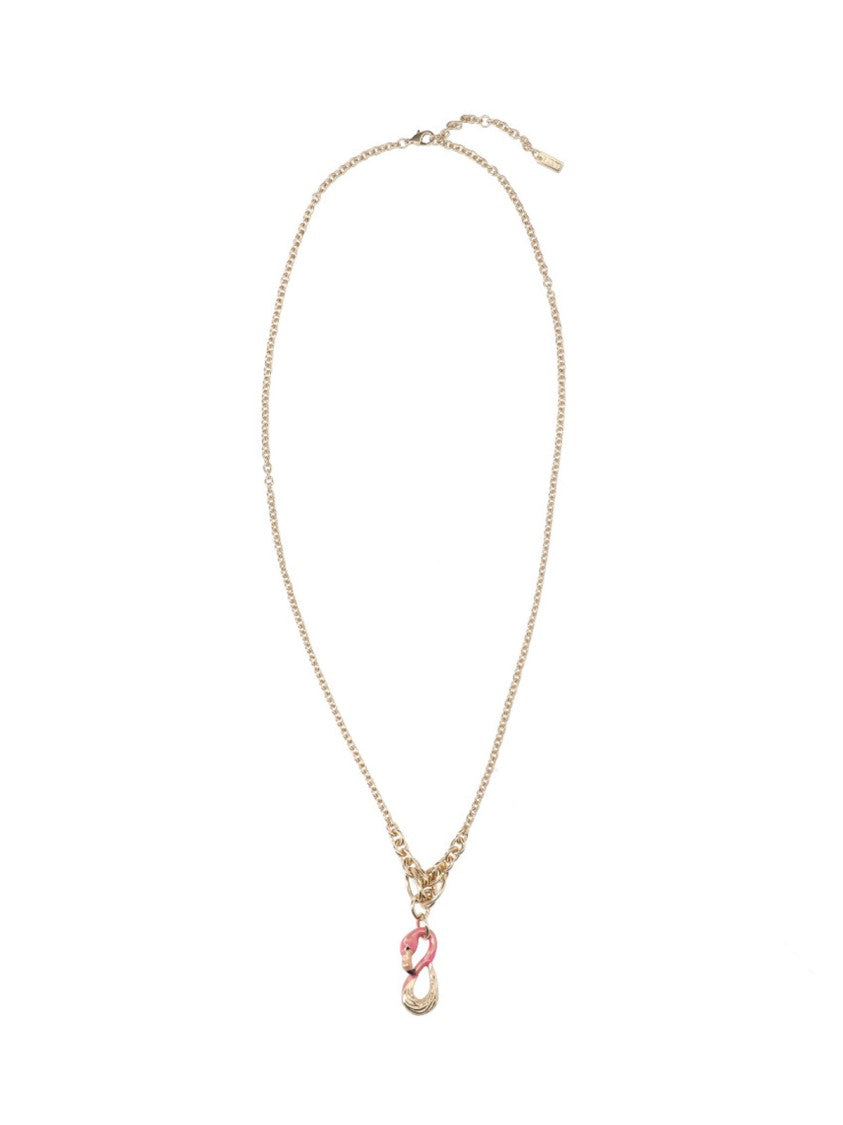Chloé Multicolor Tropicus Enamel Brass Necklace