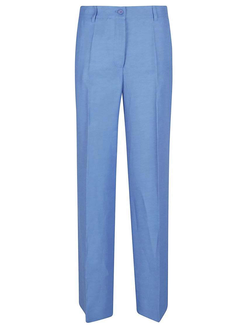 Parosh Cerulean Blue Tailored Trousers