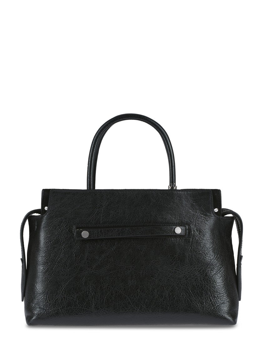 Tory Burch Mercer Distressed Satchel With Textured Leather