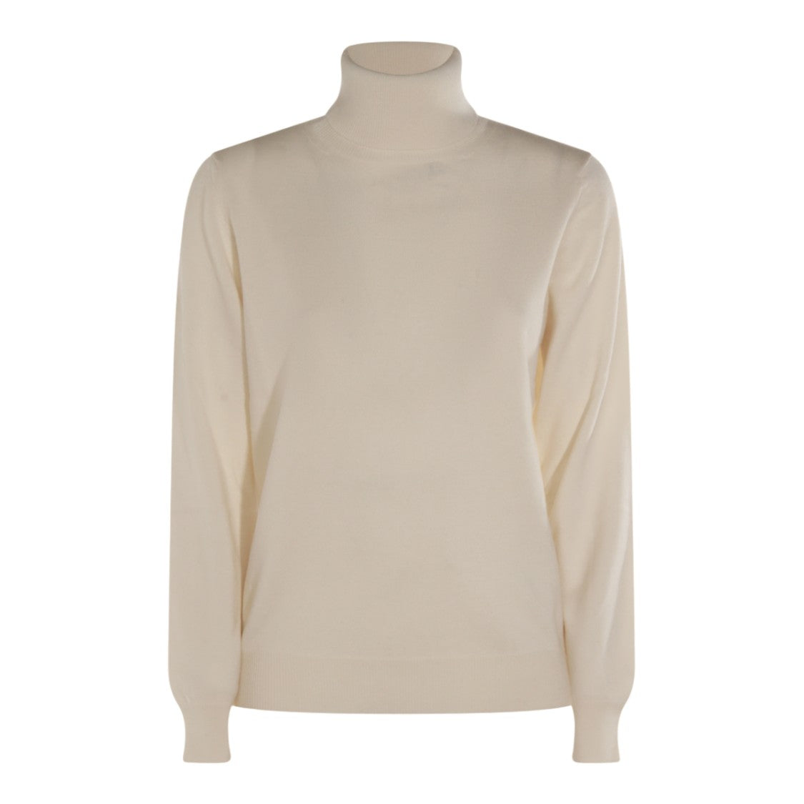 Malo Classic Turtleneck Sweater With Ribbed Cuffs