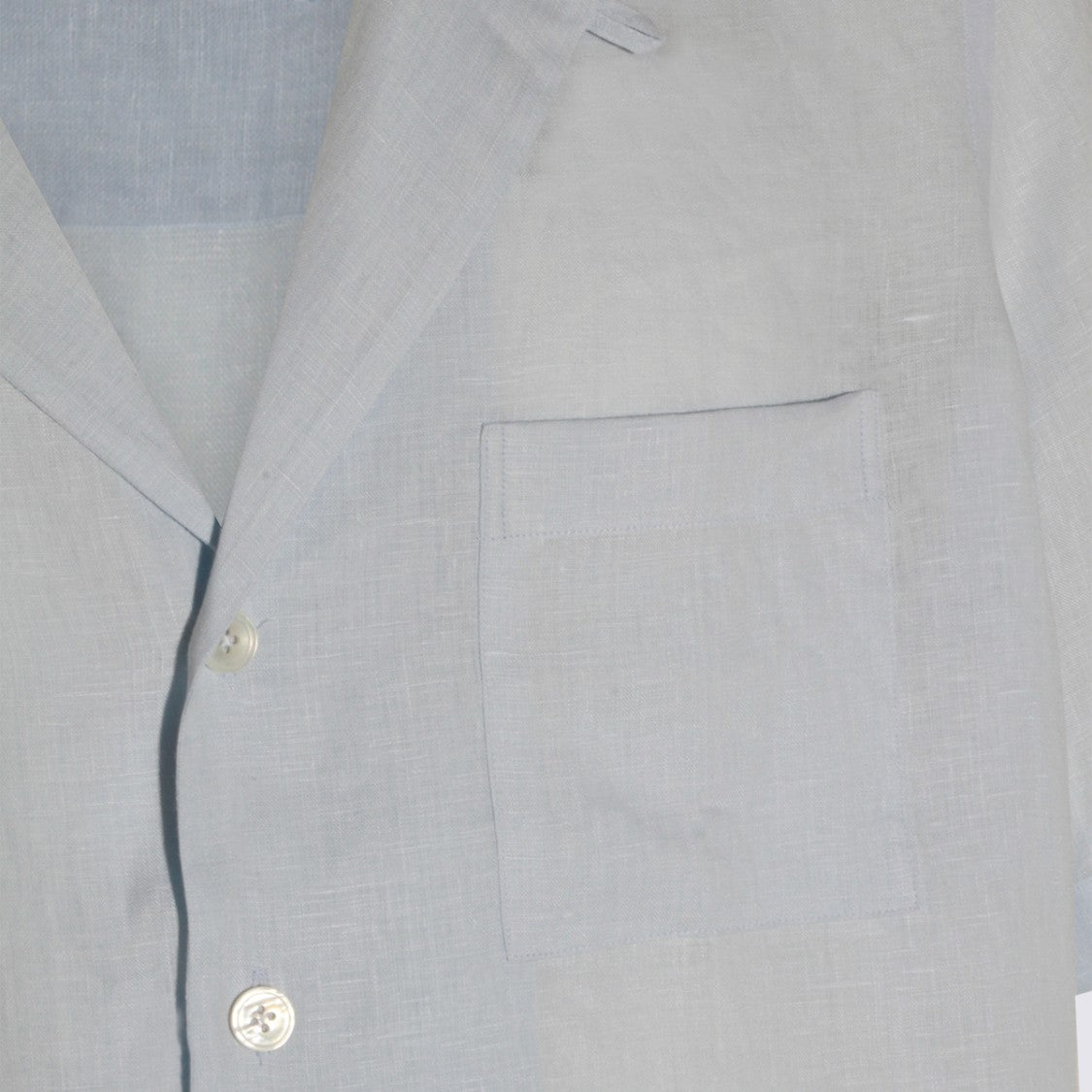 Lardini Relaxed Fit Short-Sleeve Shirt With Camp Collar