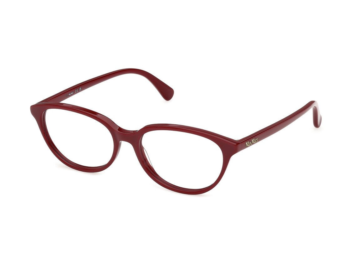 Max Mara Mm5265 Deep Burgundy Rounded Cat-Eye Eyeglasses