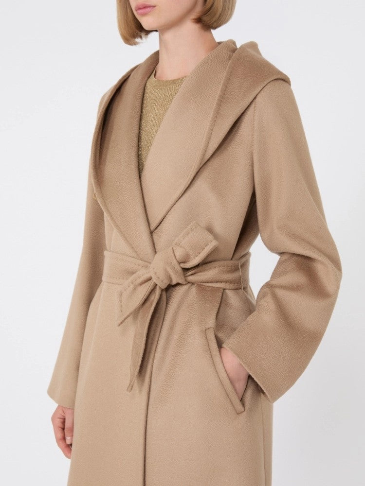 Max Mara Classic Fit Short Coat With Draped Collar