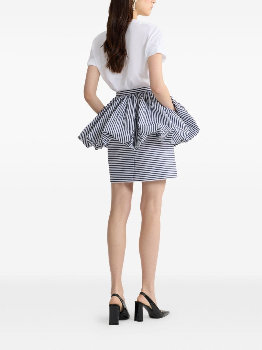 Patou Cropped White Cotton T-Shirt