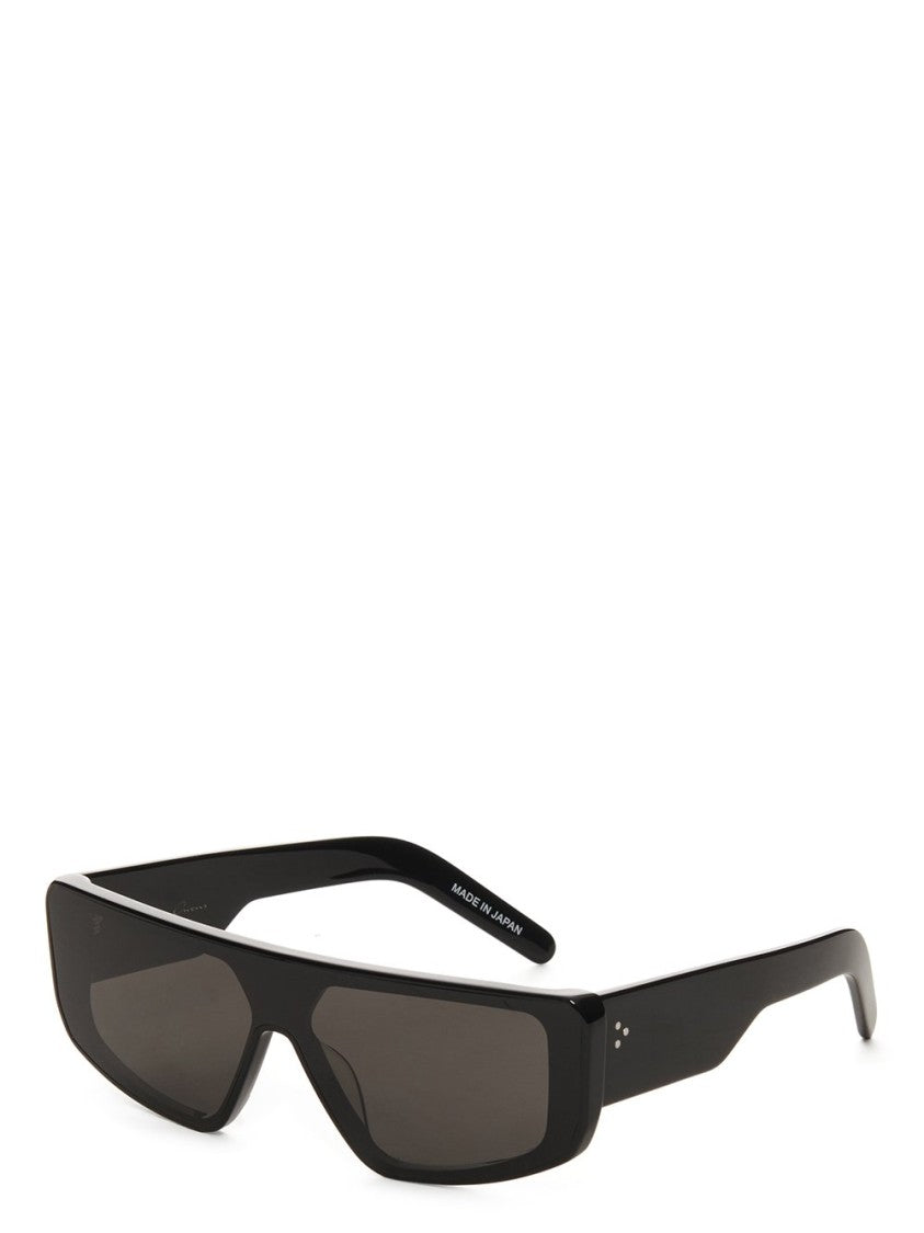 Rick Owens Geometric Black Nylon Performa Sunglasses