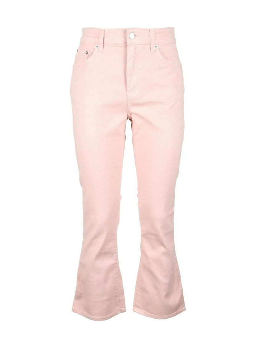 Department 5 Pink Cotton-Blend Flared Jeans