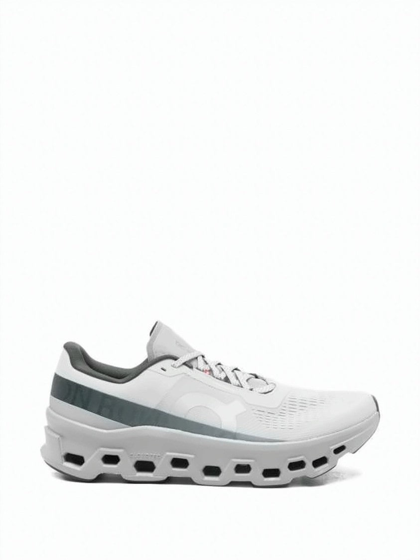 On Running White Breathable Upper Recycled Polyester Sneakers